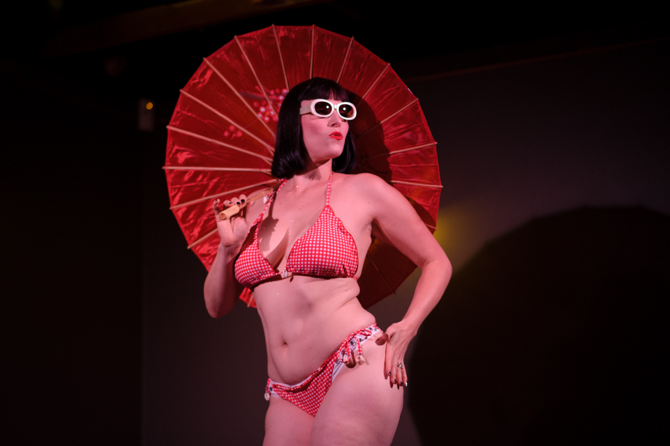 Tiffany Blue - photo from Sass and Tease at the Loft - April